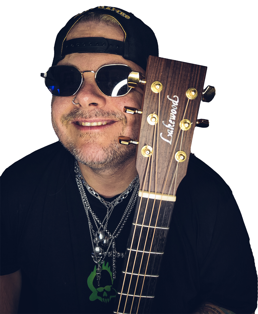 Manslayer mit Gitarre